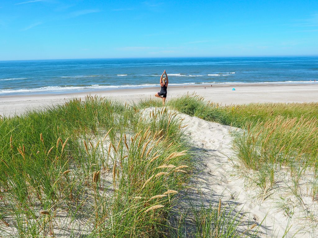 Hvide Sande - Strand, -Spaziergehen & Yoga