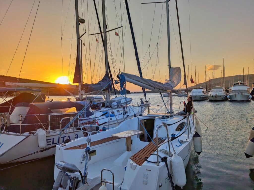 Digitales Nomadentum - Segelboot